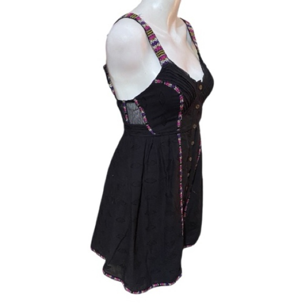 Free People Romantics Yippie Gypsy Embroidered Sundress Size XS - Picture 4 of 7